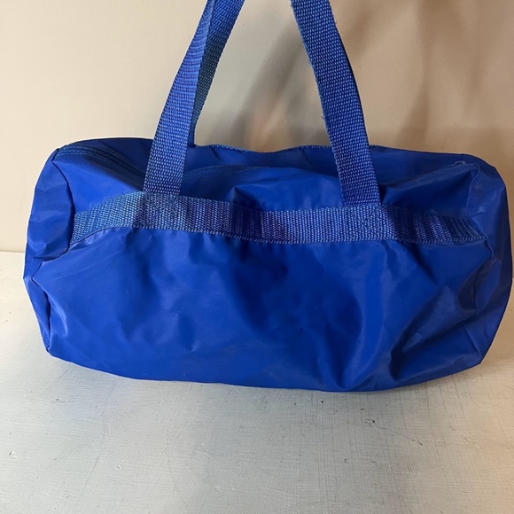 Vintage 90s Duck Tales Scrooge McDuck Disney 90's Small Blue Duffle Travel Bag - Picture 7 of 11